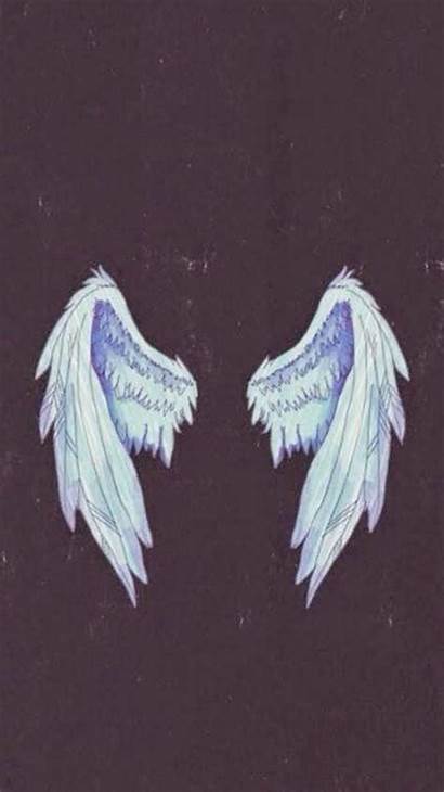 Angel Wings Iphone Illustration Wallpapers 4k Iphonewalls