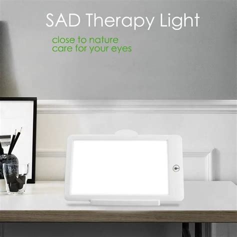 Sad Therapy Lamp 3 Modes Seasonal Affective Disorder Phototherapy 6500k Simulating Natural
