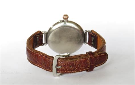 Antiques Atlas Antique Silver Longines Trench Watch 1918