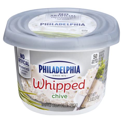 Save On Philadelphia Whipped Cream Cheese Spread Chive Order Online