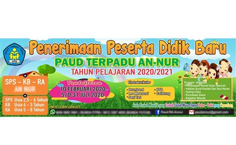 Contoh Banner Ppdb Paud Imagesee