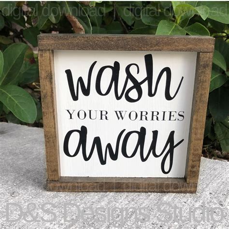 Wash Your Worries Away SVG File Instant Download for Cricut or