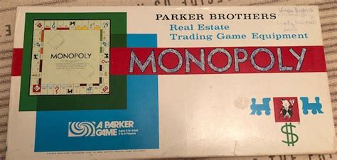 Vintage Parker Brothers Monopoly Game COMPLETE Etsy