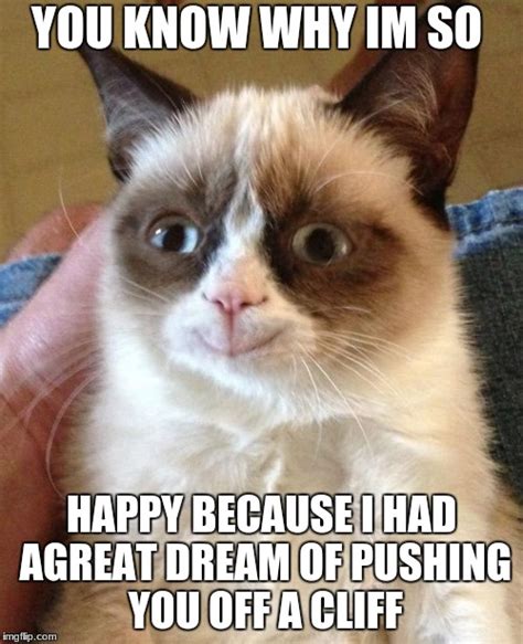 Grumpy Cat Happy Meme Imgflip