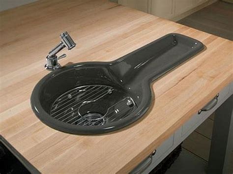 The sink is the most important kitchen fixture. 22 Unique Kitchen Sinks Personalizing Modern Kitchen ...