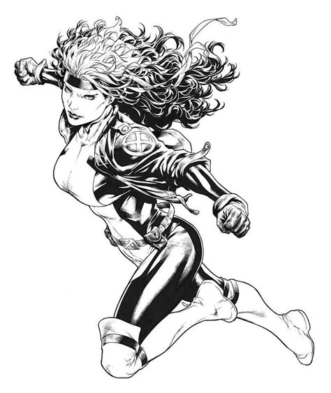 Rogue Mark Brooks Marvel Comics Art Drawing Superheroes Marvel Rogue