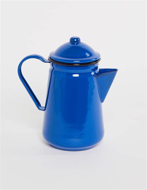 Blue Coffee Pot Blue Enamel