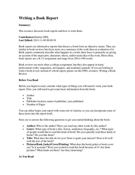 College Report Writing Examples — College Report Writing