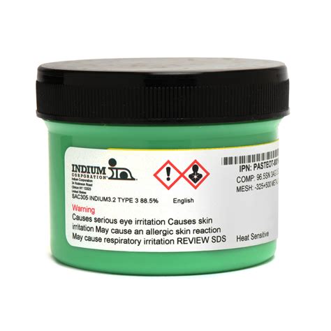 Indium Solder Pasteot 800164 250gr Solder Paste 32 Type 3 Sac305