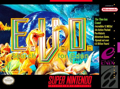 E V O Search For Eden Super Nintendo SNES Repro Cart W Custom