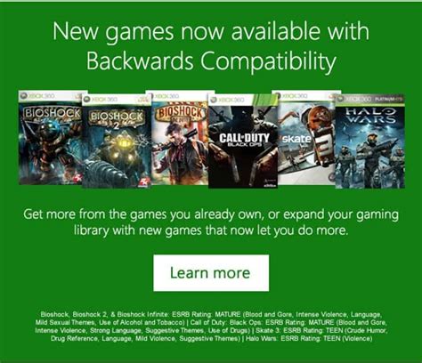 Xbox Backwards Compatible Infinatechsol