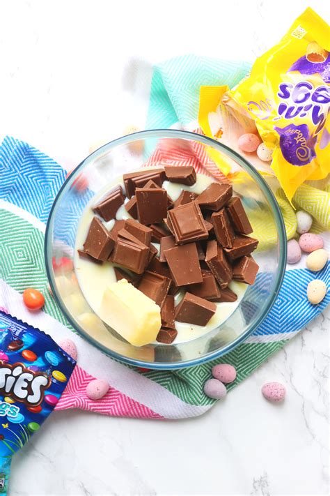 Beat at medium speed, scraping bowl often, until smooth. Microwave Easter Fudge | Supper in the Suburbs