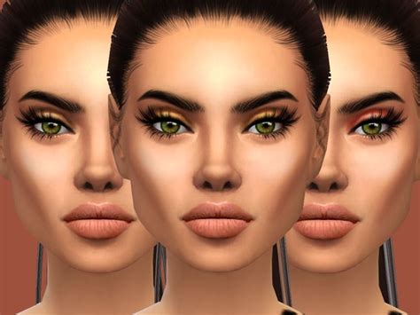 Sims 4 Makeup S4cc Thesims4 Sims4 Mod Gold Eyeshadow Palette