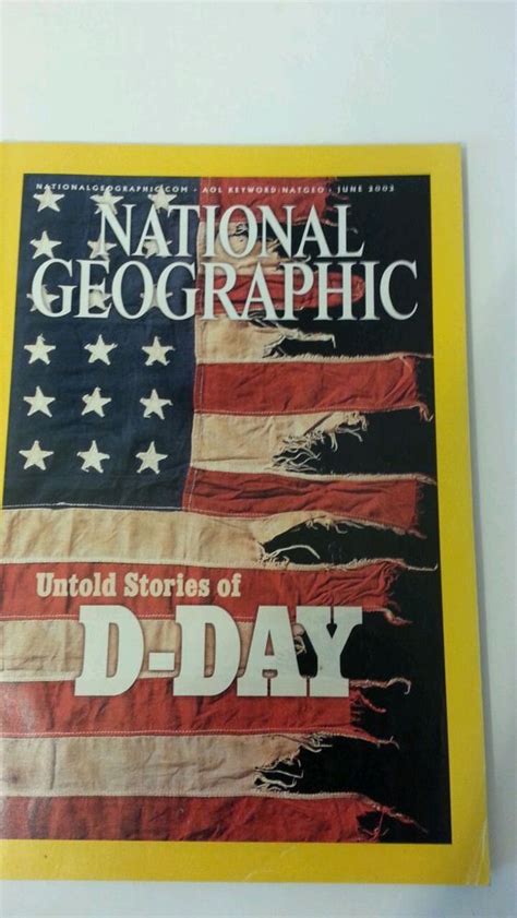 National Geographic Magazine Untold Stories Of D Day June 2002
