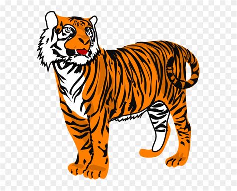 Animated Tiger Clip Art N4 Tiger Clipart Hd Png Download 576x597