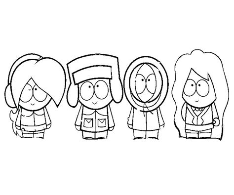 South Park Coloring Pages At Free Printable