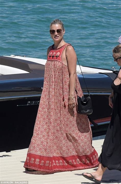 Kate Moss Nails Summer Chic In A Billowing Floral Maxi Dress As She