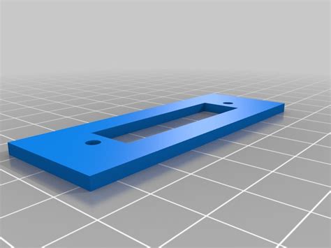 Free Stl File Db25 Panel Cutout Template 🛠️・3d Printer Design To
