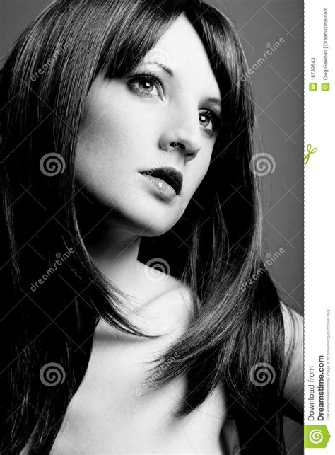 Portrait Of The Young Sexual Woman Closeup Stock Image Image Of Face