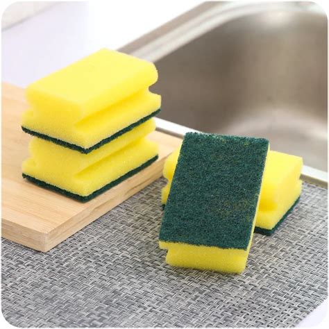 5 Pack Thick I Shaped Cleaning Double Sided Sponge Kitchen
