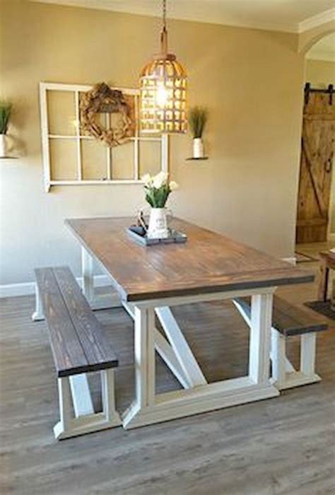 60 Beautiful Farmhouse Dining Room Table And Decorating