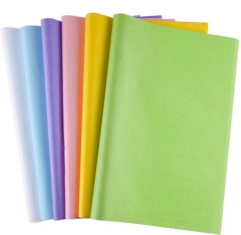Miahart Multicolor Tissue Paper Bulk Regular Store Wrapping Sheet