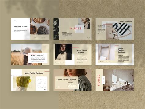 NUDES PowerPoint Template For