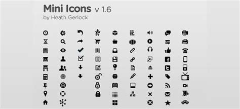 28 Useful Free Mini Icon Sets Design Bump