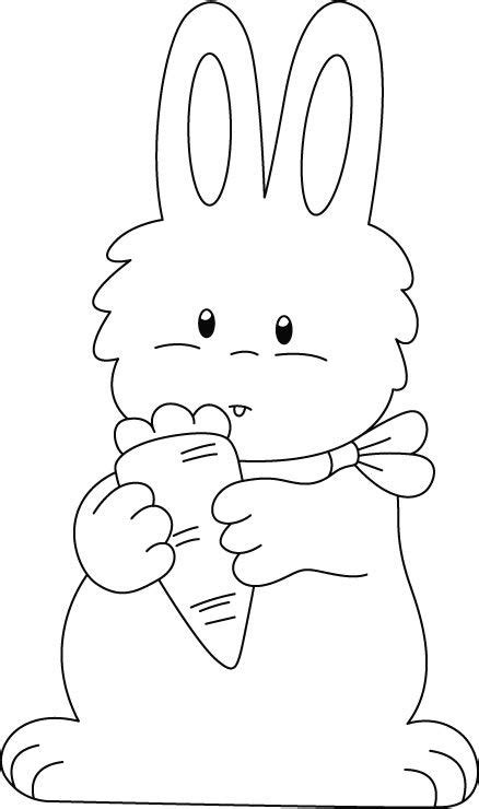 Rabbit Enjoying Carrot Coloring Pages Download Free Rabbit Enjoying