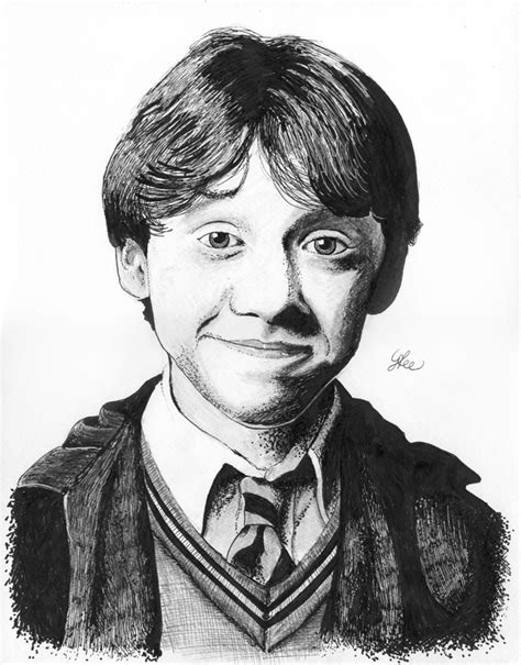 Ron Weasley Harry Potter Portraits Harry Potter Drawings Harry Potter Sketch