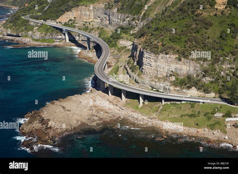 Sea Cliff Bridge Near Wollongong South Of Sydney New South Wales Stock