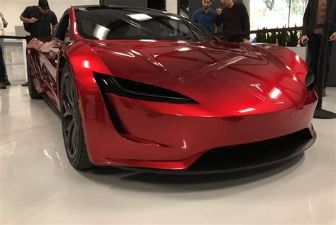 Red Tesla Roadster Palo Alto Hq 14 Teslarati