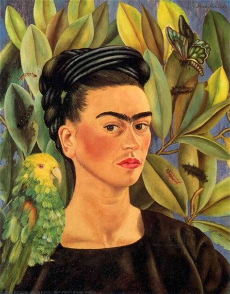 Reproductions De Peintures Autoportrait Avec Bonito De Frida Kahlo