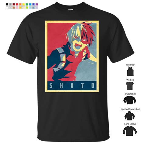 Shoto Todoroki My Hero Academia Anime Shirt T Shirt Shop
