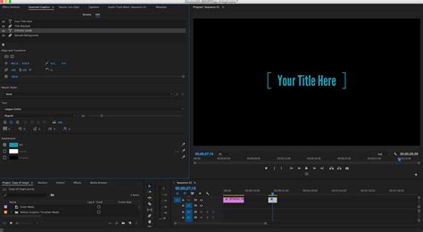 All it takes is sharp text with smooth animations to really grab a viewer's attention. How to Use the New Essential Graphics Panel in Premiere ...