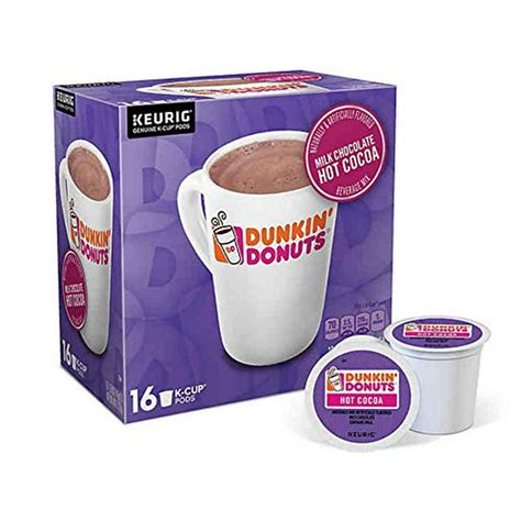 Dunkin Donuts Hot Cocoa Keurig K Cups 16ct Pack Made In The Usa