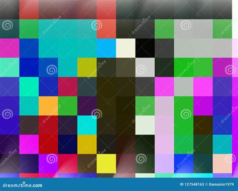 abstract squares colors vivid geometries colorful bright texture and design stock illustration