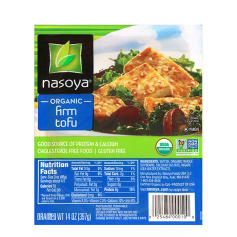 Tofu is low in fat and carbs, has no cholesterol, and is high in protein, calcium, magnesium and iron. Firm Tofu by Nasoya | Tofu, Foods with gluten, Cholesterol free recipes