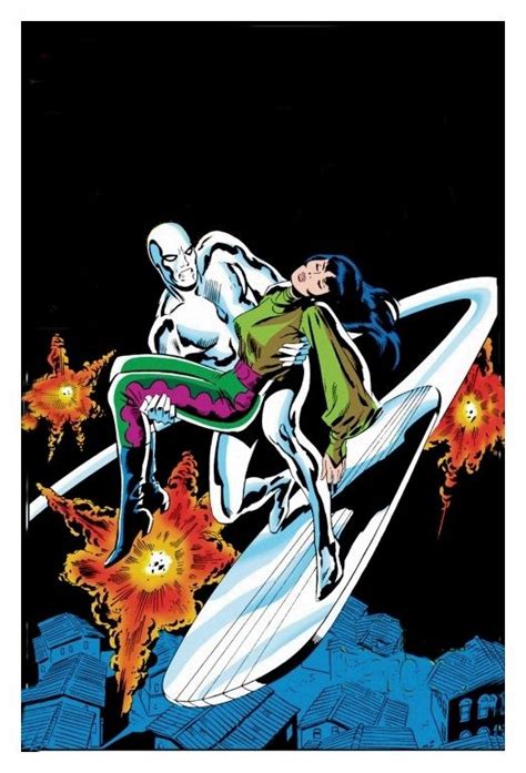 Norrin Radd Silver Surfer By John Buscema Superhéroes