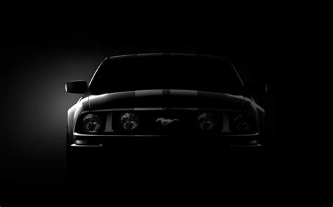 Black Ford Mustang Gt Wallpapers Ford Mustang Wallpaper Black Car