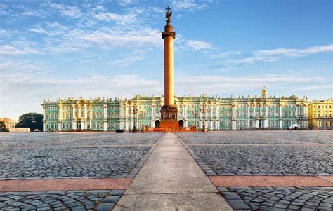 Winter Palace In Saint Petersburg Russia Stock Photo Image Of