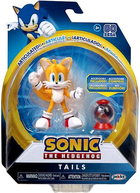 Sonic The Hedgehog Basic Wave 2 Tails 4 Action Figure Fast Shoe Item