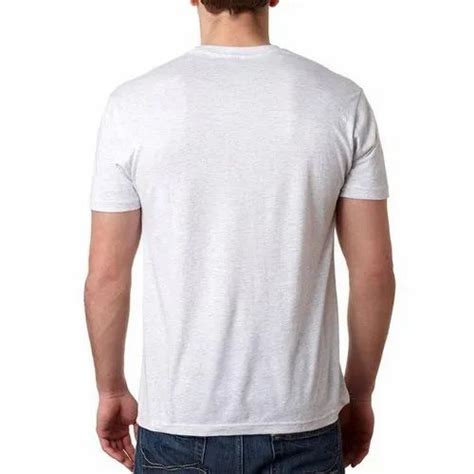 Half Sleeve Plain White Basic Round Neck T Shirt At Rs In Gautam Budh Nagar Id