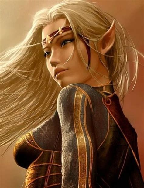 blonde elf Поиск в Google Female elf Female avatar High elf