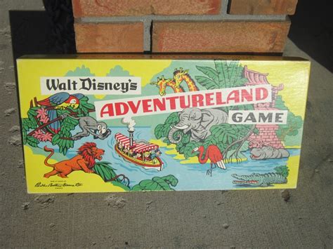 Walt Disney Adventureland Board Game Vintage Parker Brothers Etsy