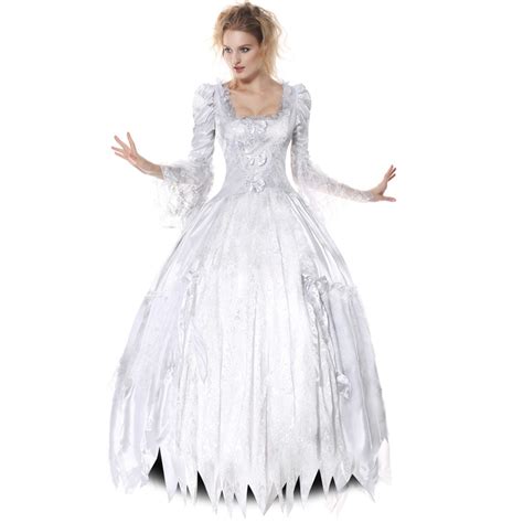 Custom Made Movie Alice In Wonderland The White Queen Cosplay Costume