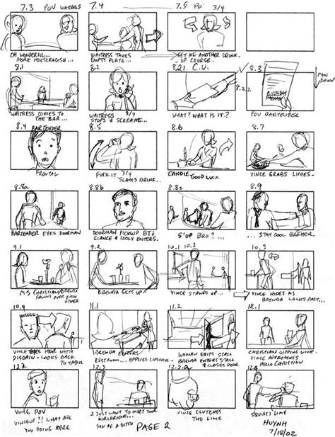 Storyboards Pretty Draft Storyboard Artist Cuong Huynh