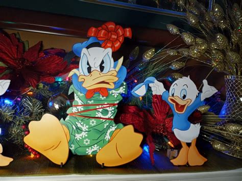 Christmas Wrapping Donald Duck Huey Dewey And Louie Etsy