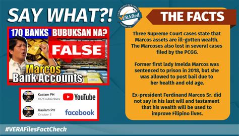 Vera Files Fact Check False Claims On Marcos Wealth And Cases Reappear Vera Files
