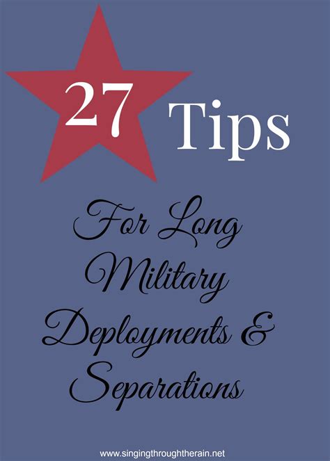 27 Tips For Long Military Deployments And Separations Military